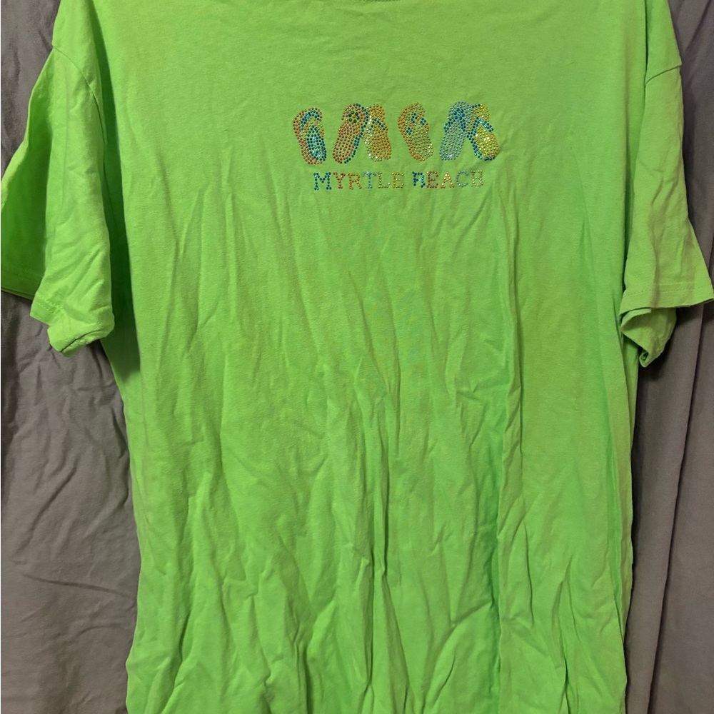 Myrtle Beach Green Short Sleeve Tee